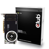 Club3d GeForce 8800GTS 640MB DDR3 (CGNX-GTS8840)